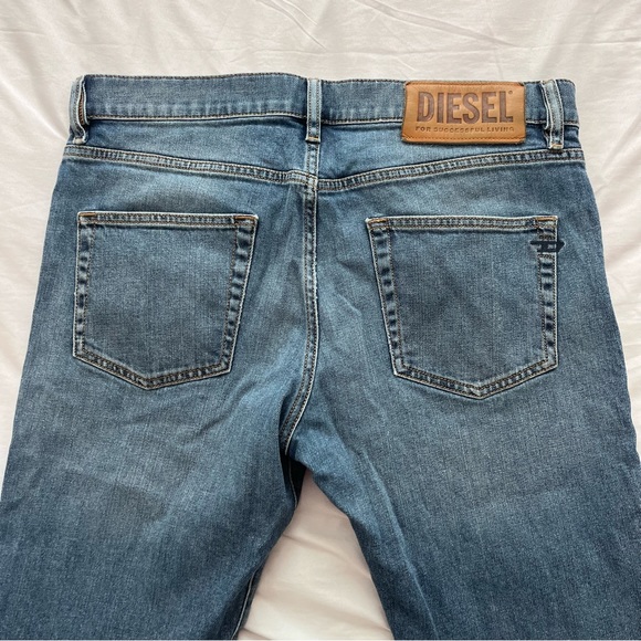 DIESEL D-Strukt Denim Jeans Size W33 L32 Blue Slim Fit Wash STRETCH - Picture 14 of 15